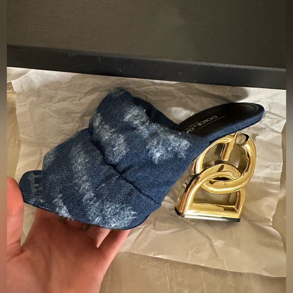 Dolce & Gabbana Denim Heels